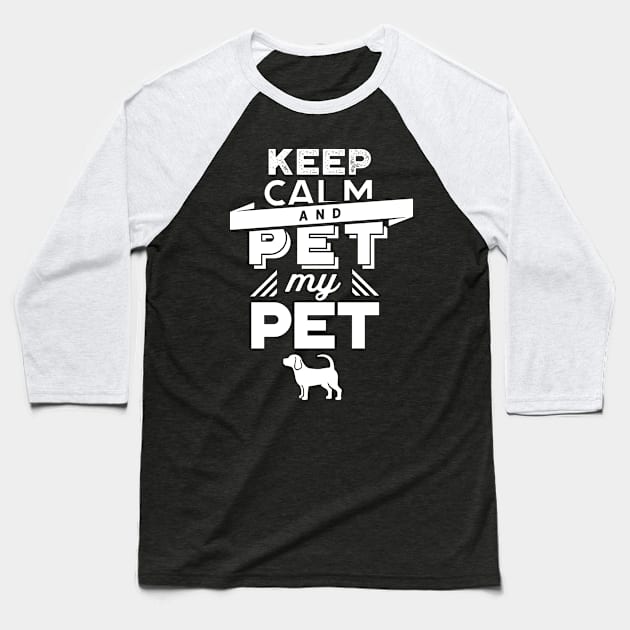 Dog Cat Pet Pets Animal Baseball T-Shirt by dr3shirts